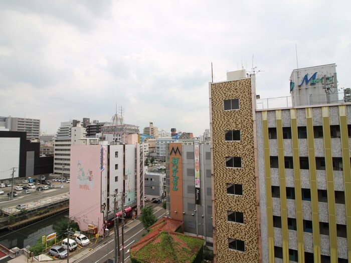 室内からの展望 サンコ－ト柳橋