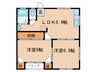 あすなろ 2LDKの間取り