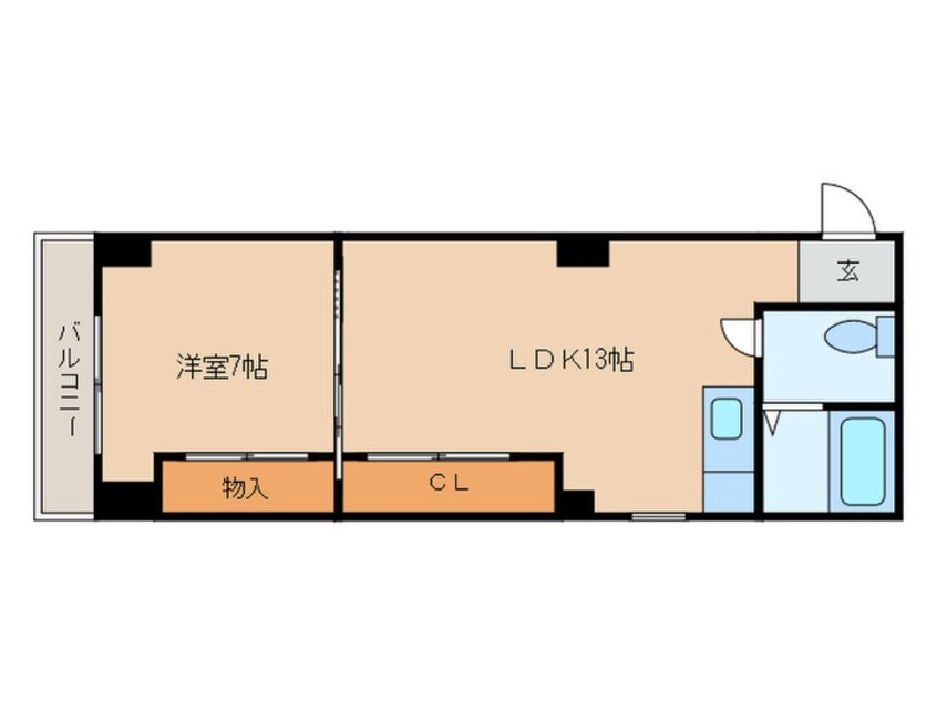 間取図 明治産業本社マンション