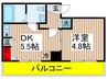 La  Douceur新栄 1DKの間取り