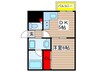 Ｒ－ＣＯＵＲＴ泉 1DKの間取り