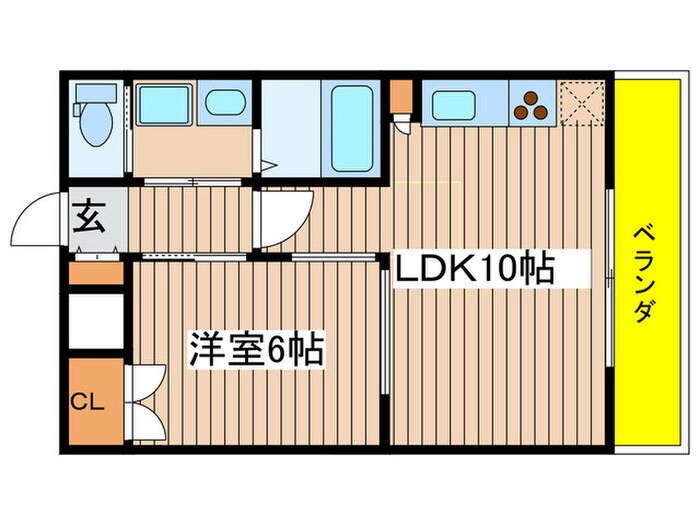 間取り図 Ｒ－ＣＯＵＲＴ泉