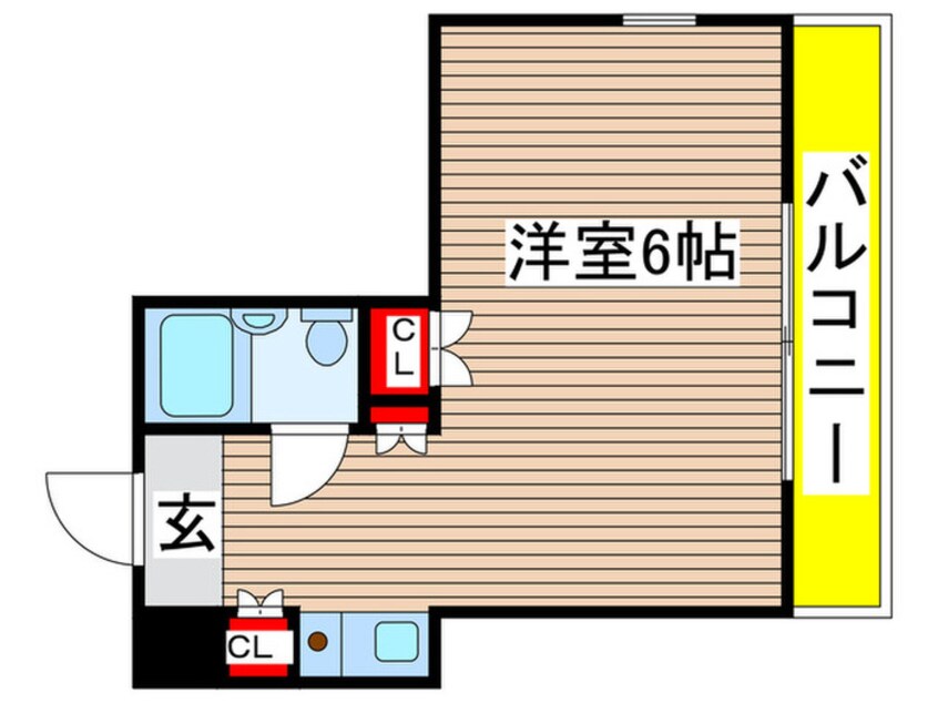 間取図 メゾン・ド・セゾン(307)