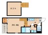 LeCiel六番町 1Kの間取り