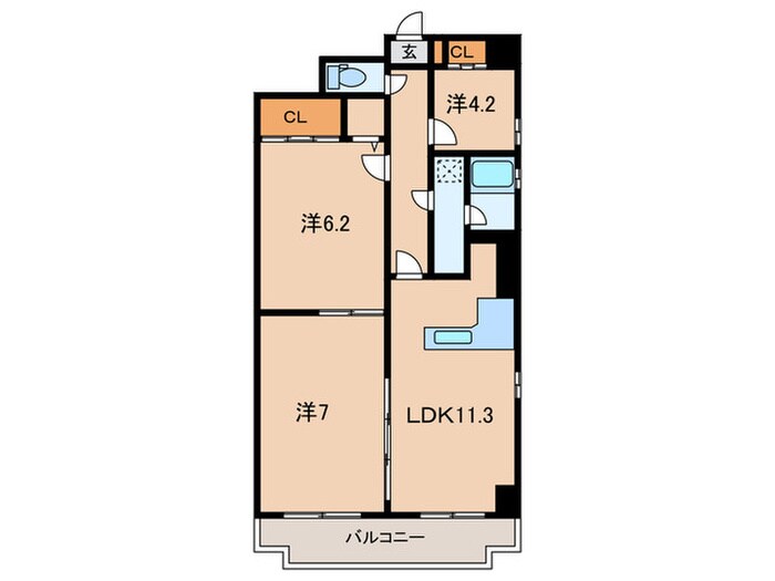 間取り図 G+HONMACHI