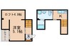 STUDIO　MARMS 1Kの間取り