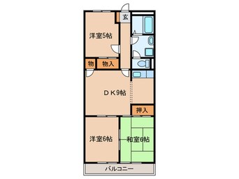 間取図 メゾンフリーダムＳ