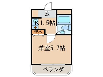 間取図 リアナ一宮アパートメント