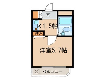 間取図 リアナ一宮アパートメント