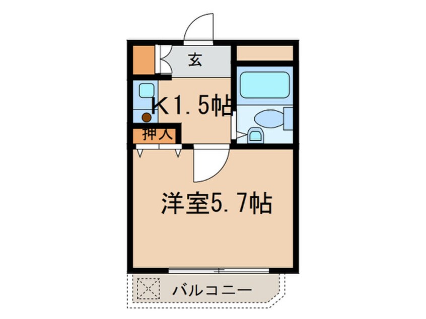 間取図 リアナ一宮アパートメント