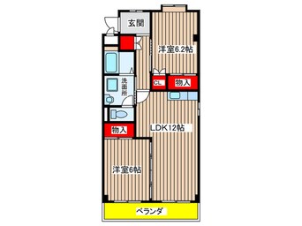 間取図 レザンヴェ－ル鎌倉台