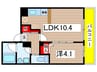 パラド－ル吹上 1LDKの間取り