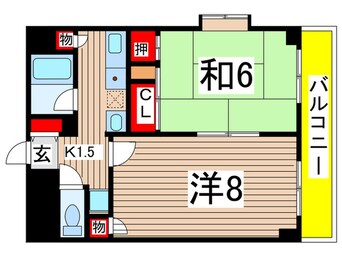 間取図 ドーミーいりなかアネックス