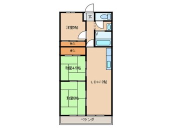 間取図 ダイアヒルズ花池