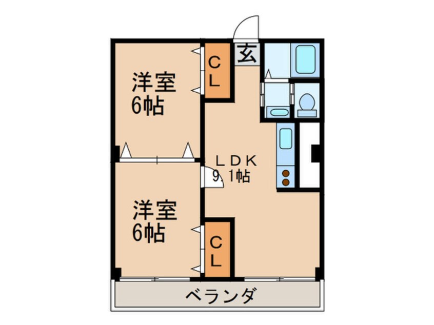 間取図 クラウンハイツ城山