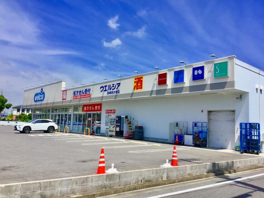 ウエルシア岡崎明大寺店(ドラッグストア)まで1010m ハイム東岡崎