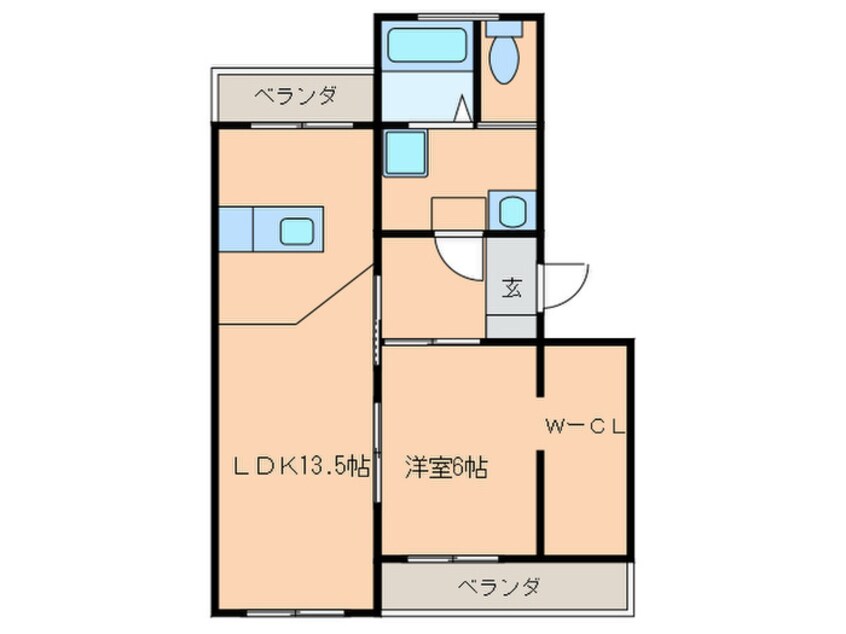 間取図 ｶﾞｰﾃﾞﾝ上地