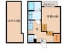 ニューストラーダ 1Kの間取り