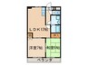 グランドステ－タス楠 2LDKの間取り