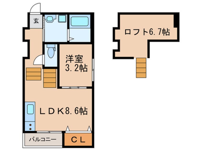 間取図 ルナソレイユ