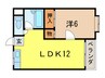 第一菊屋ビル 1LDKの間取り