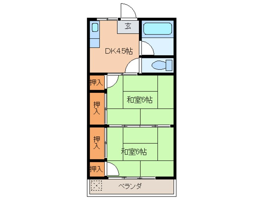 間取図 日興ハイツ