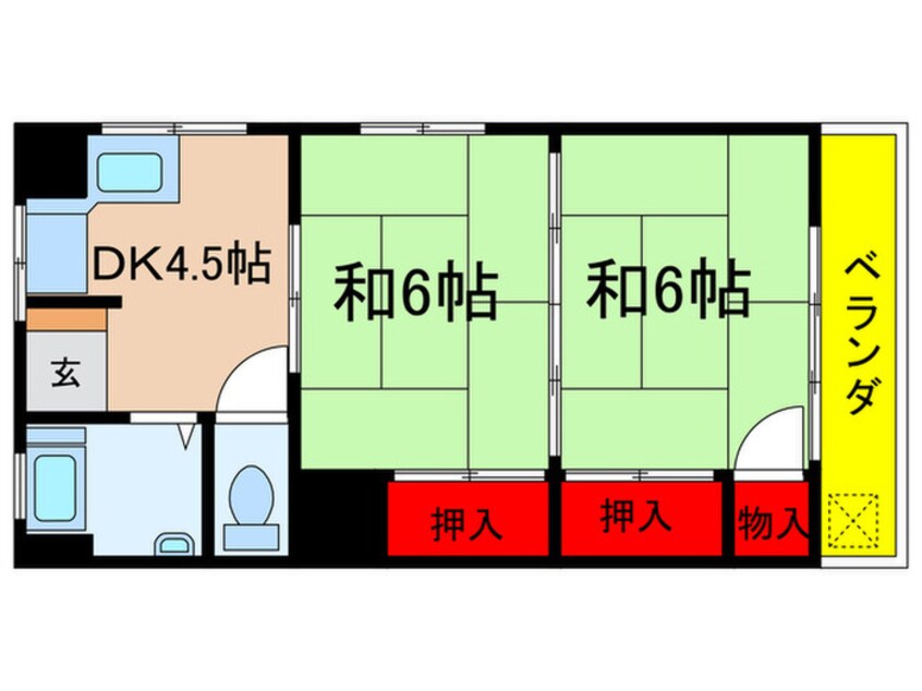 間取図 日興ハイツ