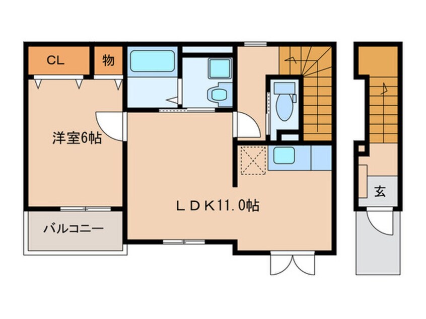 間取図 アドラーブルY