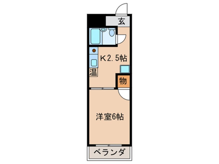 間取図 エ－デルハイム花染