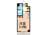 ｇｌａｎｚ 1Rの間取り