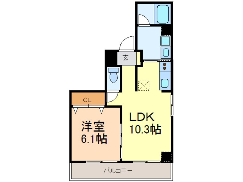 間取図 レジデンシア栄南