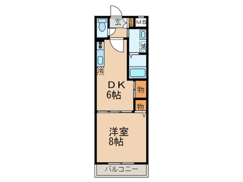 間取図 メゾン本山