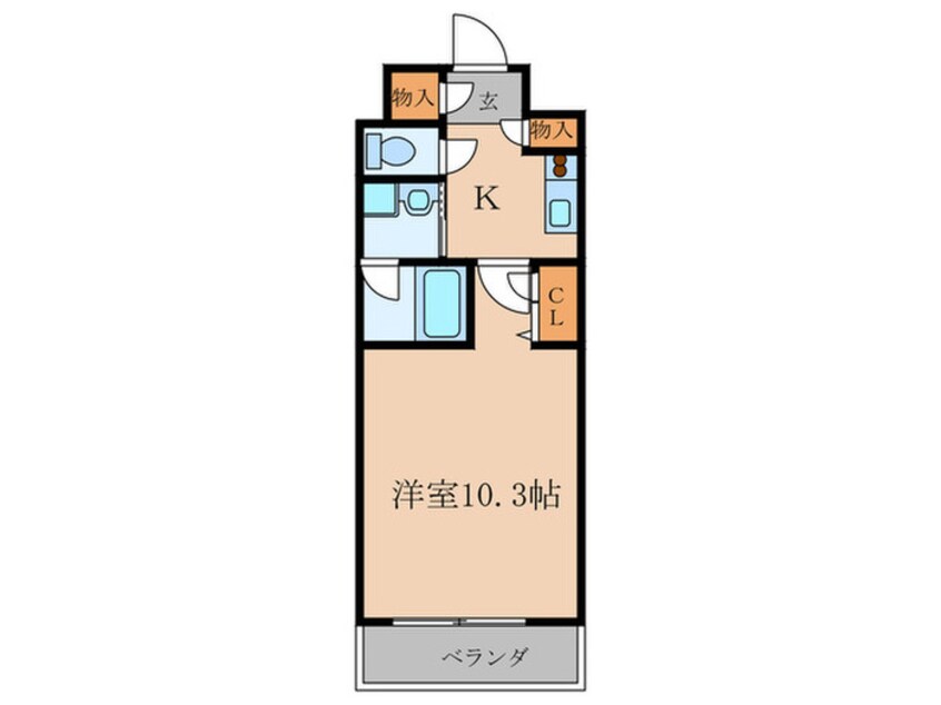 間取図 ラフィ－ネ・大島