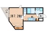 コンフォート上社 1Kの間取り