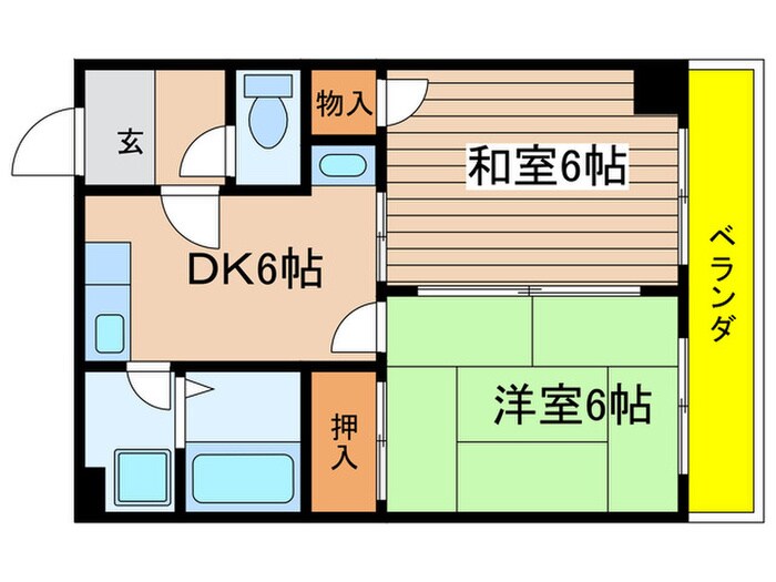 間取り図 サングリーン新栄