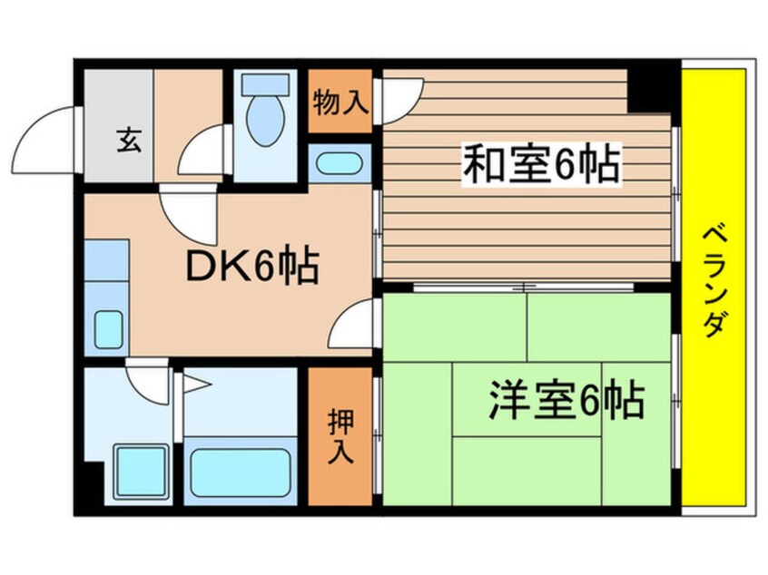 間取図 サングリーン新栄