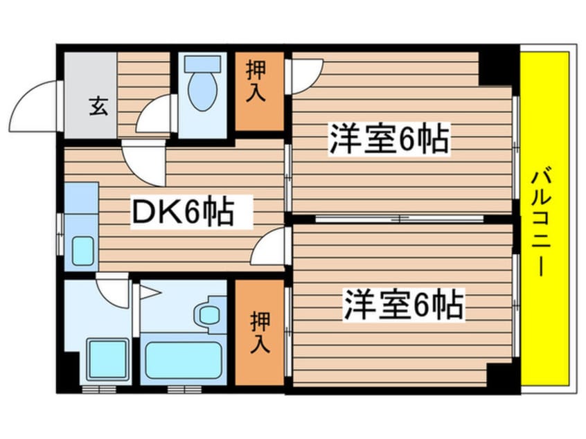 間取図 サングリーン新栄