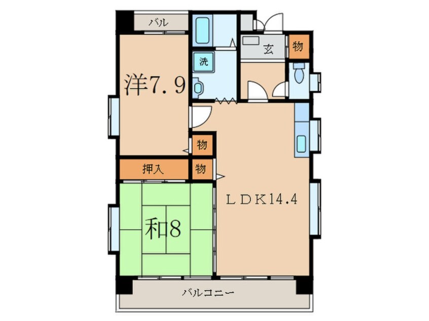 間取図 メゾン　コロル