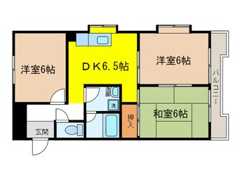 間取図 カサ松下