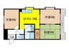 カサ松下 3DKの間取り