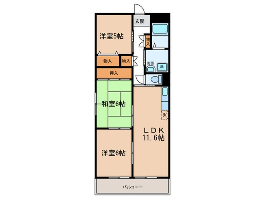 間取図 ポ－トシティ高木