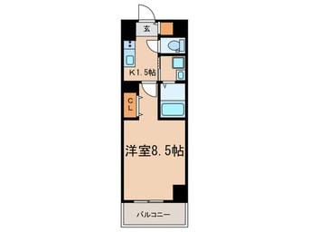 間取図 リシュドール名駅南