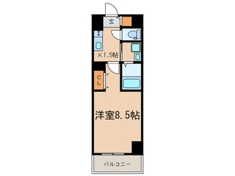 間取図 リシュドール名駅南