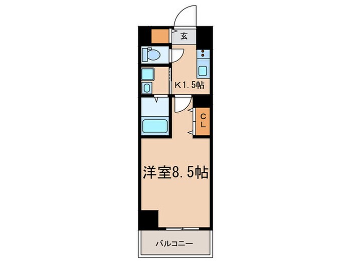 間取り図 リシュドール名駅南