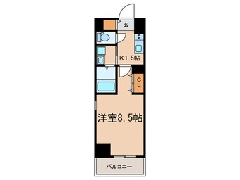 間取図 リシュドール名駅南