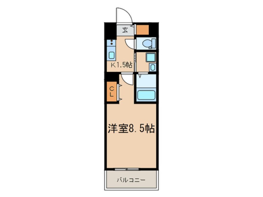 間取図 リシュドール名駅南