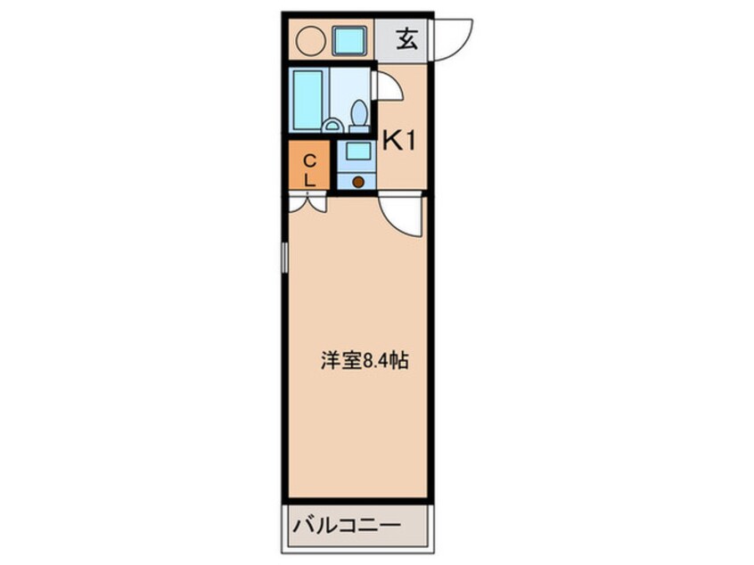 間取図 ニッシンハイツ千代田