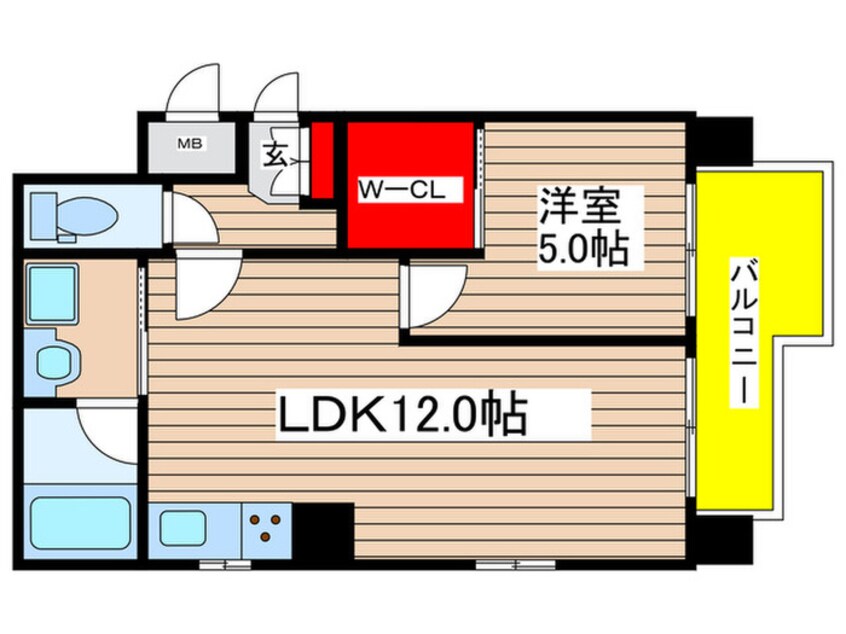 間取図 ダイアパレス東桜（701）