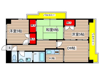 間取図 ｃｈａｎｇｕⅢ泉