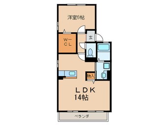 間取図 リヴェ－スかんだ